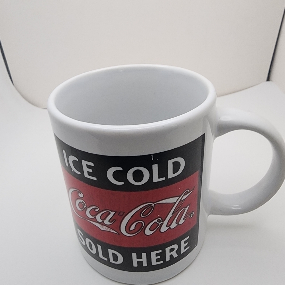 Vintage 1999 Coca-Cola "Ice Cold Coca-Cola Sold Here" Mug - Picture 3 of 7